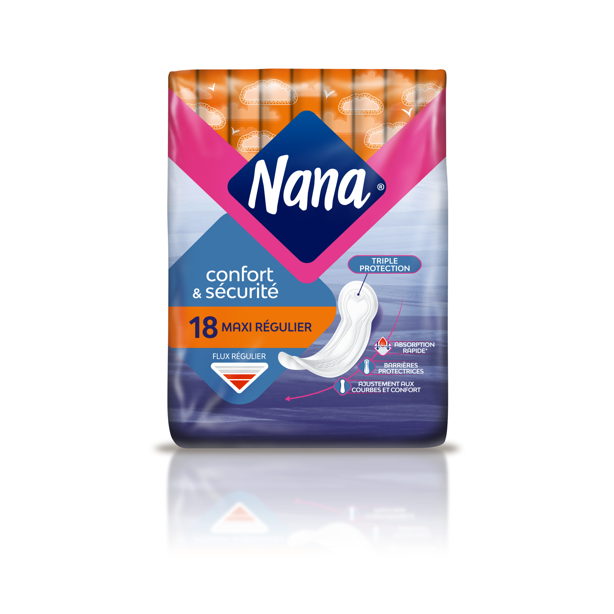 Serviettes Maxi Régulier